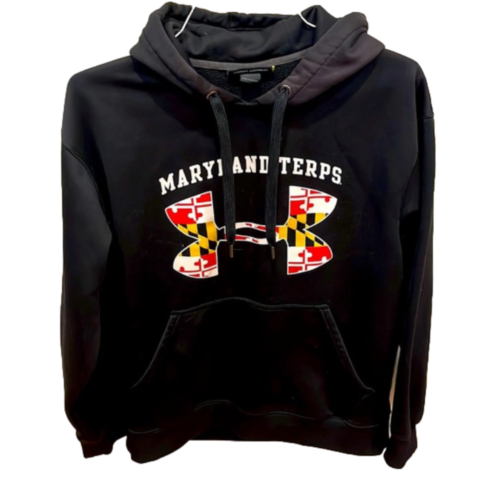🌿Maryland hooded sweatshirt - black, size adult Medium🌿